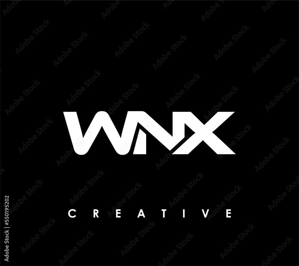 WNX Letter Initial Logo Design Template Vector Illustration WNX Letter Initial Logo Design Template Vector Illustration