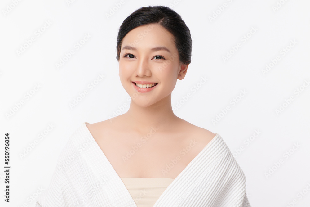 Beautiful young asian woman with clean fresh skin on white background, Face care, Facial treatment, Cosmetology, beauty and spa, Asian women portrait. Beautiful young asian woman with clean fresh skin on white background, Face care, Facial treatment, Cosmetology, beauty and spa, Asian women portrait.