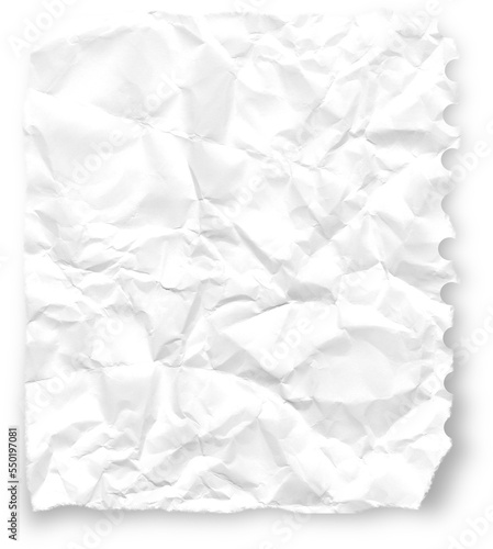 white paper with crumpled texture