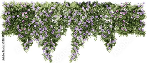 Flower vines cutout