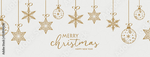 Marry christmas background with snowflakes	