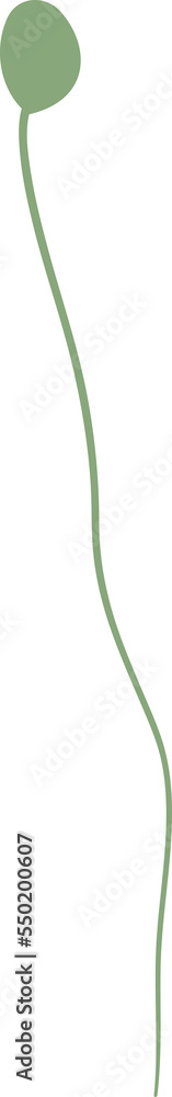 Watercolor flower bud illustration Watercolor flower bud illustration