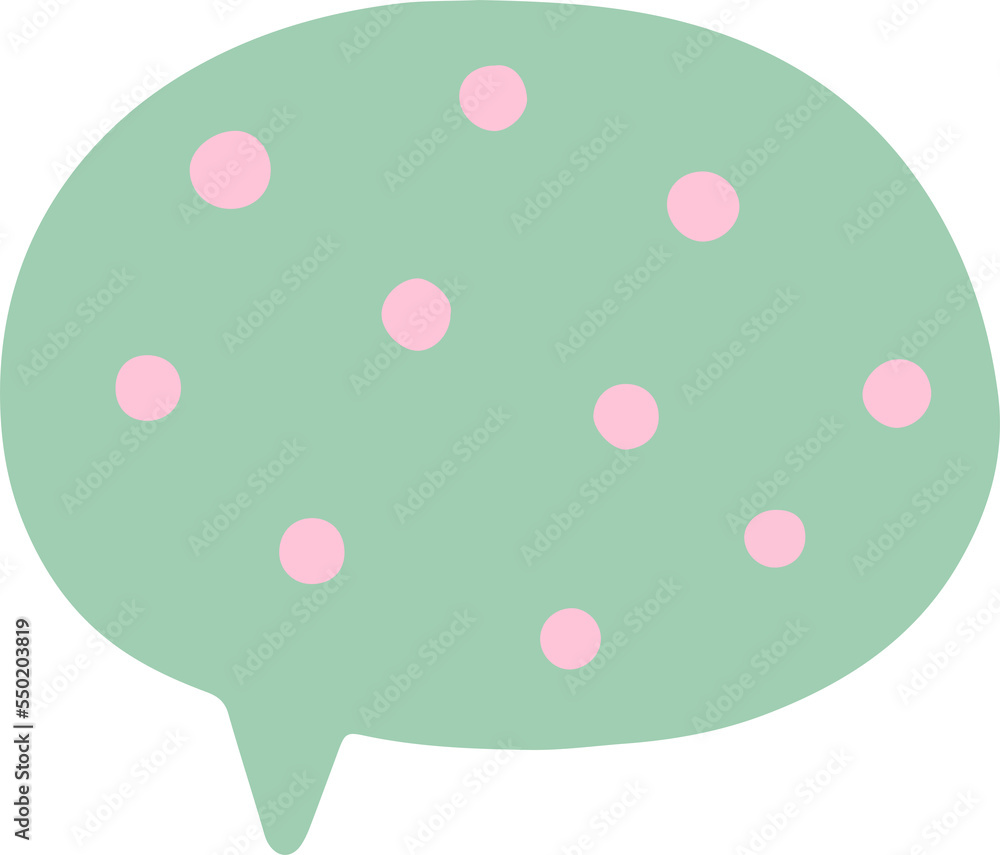 hand draw pastel speech bubble hand draw pastel speech bubble