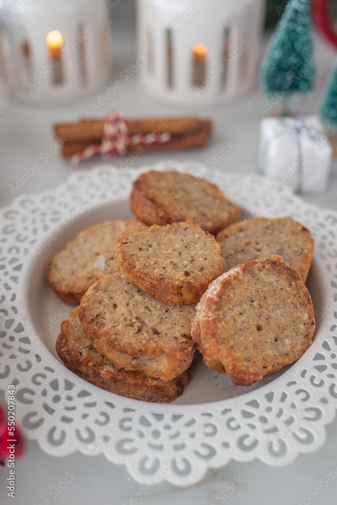 Polvoron - Spanish almond christmas cookies shortbread Polvoron - Spanish almond christmas cookies shortbread