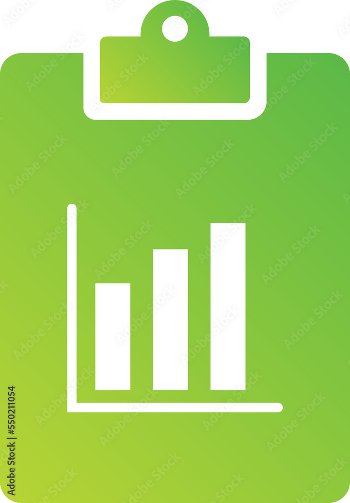 business chart task gradient icon business chart task gradient icon