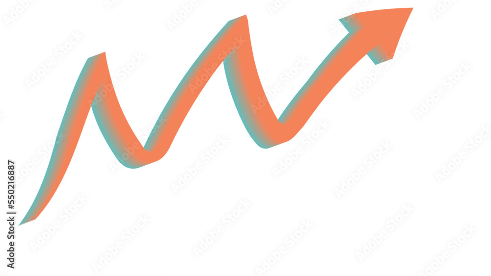 An abstract transparent arrow shape design element. An abstract transparent arrow shape design element.