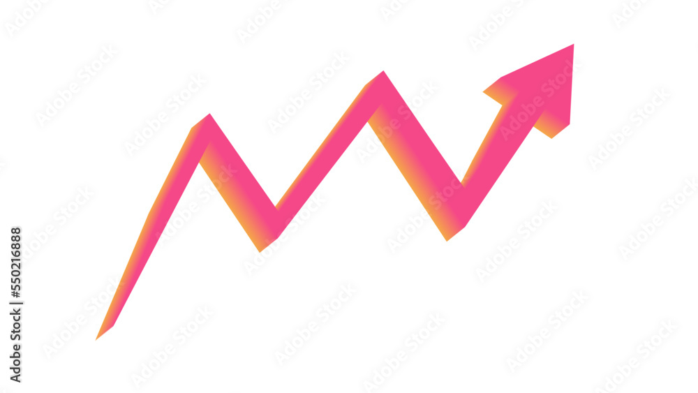 An abstract transparent arrow shape design element. An abstract transparent arrow shape design element.