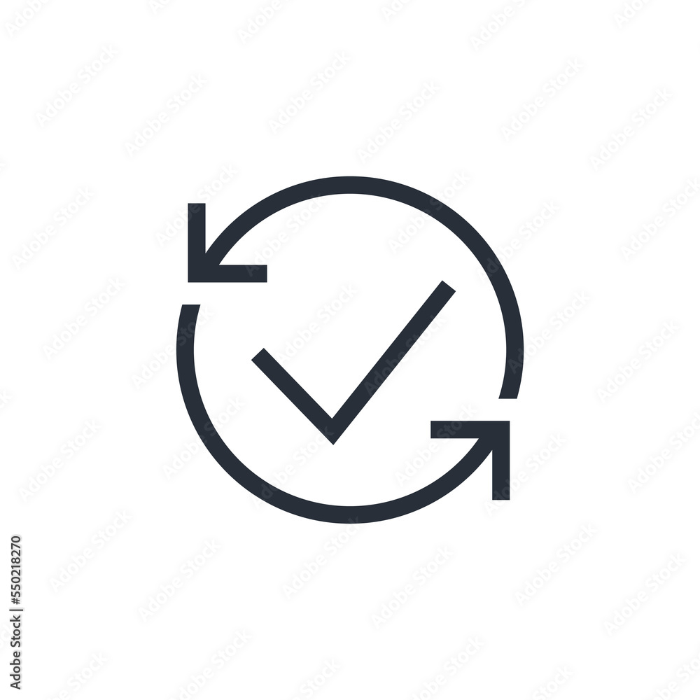 Double reverse arrow, substitutions, exchange. Vector linear icon isolated on white background. Double reverse arrow, substitutions, exchange. Vector linear icon isolated on white background.