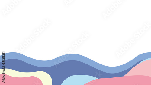 abstract background with waves