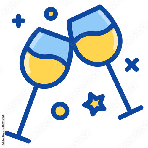 toast two tone icon