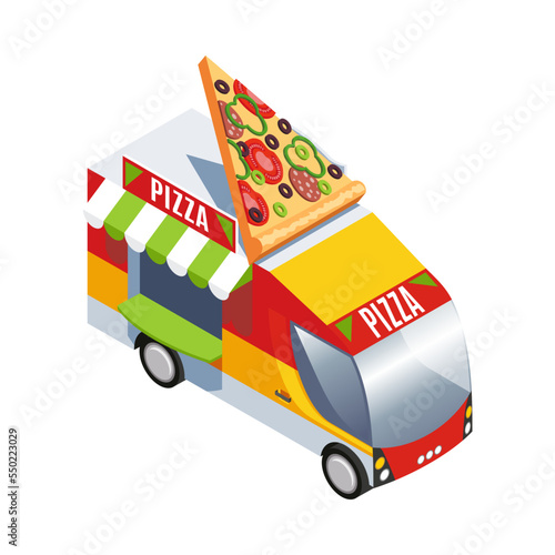 Isometric Food Truck