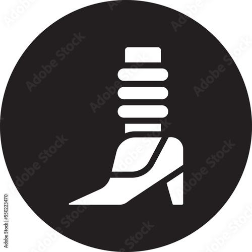 leg warmer glyph icon