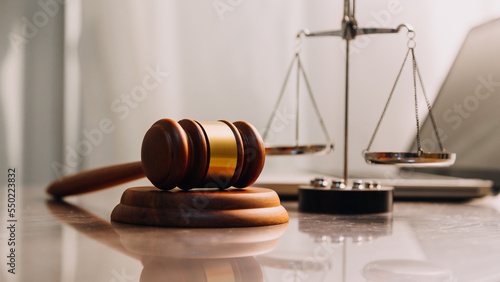 Foto Justice and law concept