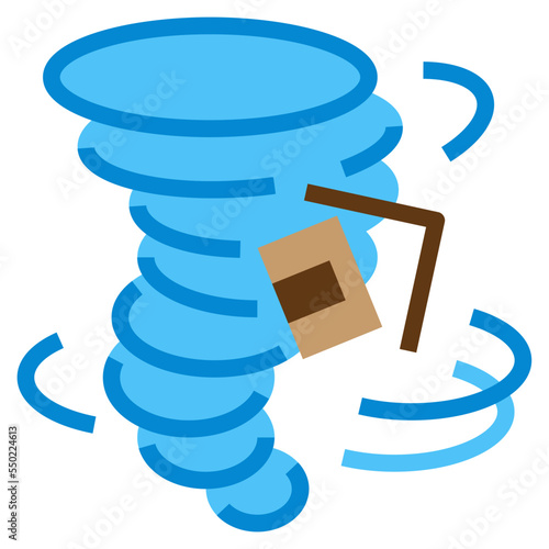 tornado flat icon