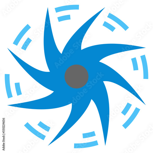 whirlwind flat icon