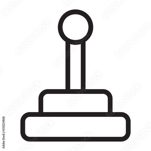 joystick line icon