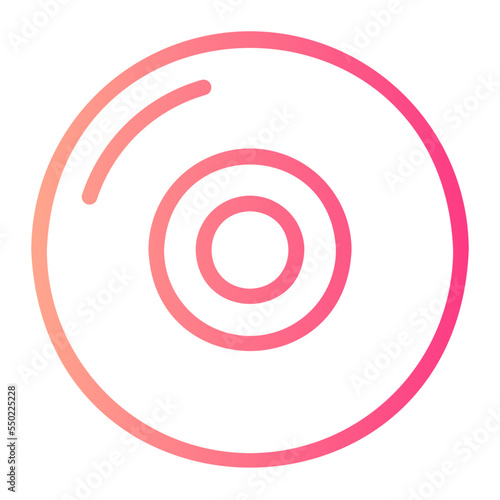 vinyl gradient icon