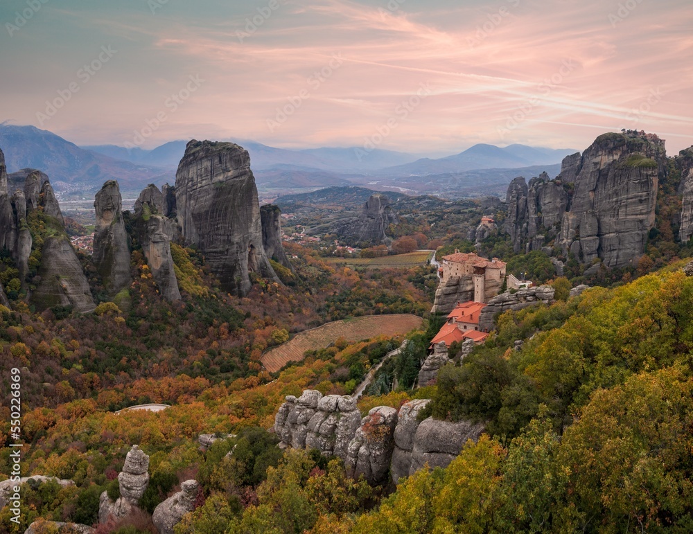 Obraz premium Meteora monasteries