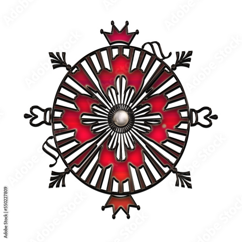 Grafisches abstraktes Ornament