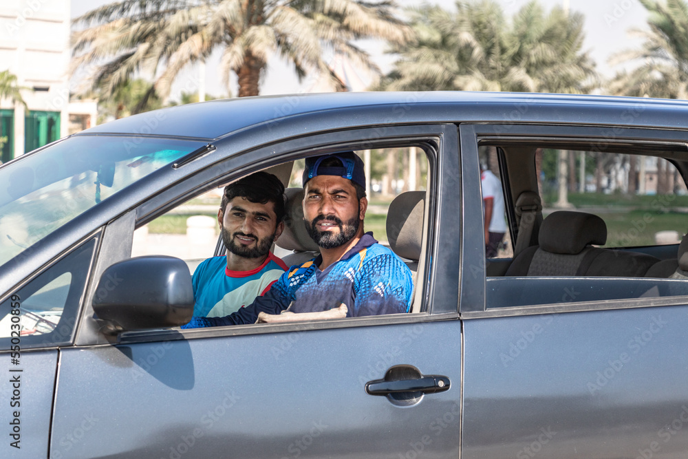 sports player in a car sports player in a car