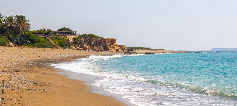 Beautiful Mediterranean Beach Sea View