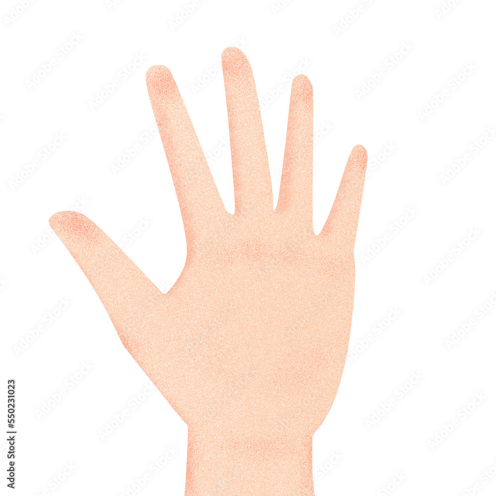 Obraz premium 左手