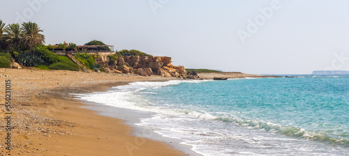 Beautiful Mediterranean Beach Sea View