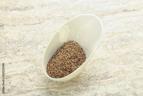 Zira seeds in the bowl photo