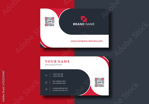 Business card design template, Clean professional business card template, visiting card, business card template.