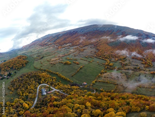 Bosco Sant'Antonio foliage aerial view