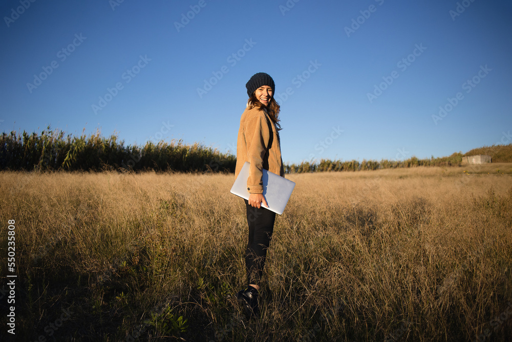 Person working remotely digital nomad remote work location independent