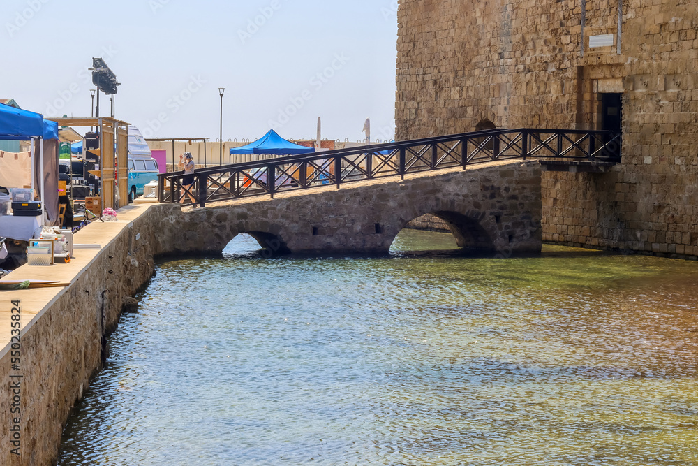 Fototapeta premium Paphos Cyprus Castle