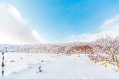 snowy winter mountain landscape