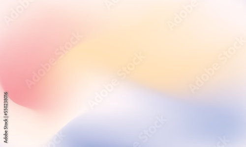 Trendy soft retro gradient background design. Minimalistic soft gradient in pastel colors. elegant soft blur texture, colorful mesh gradient background