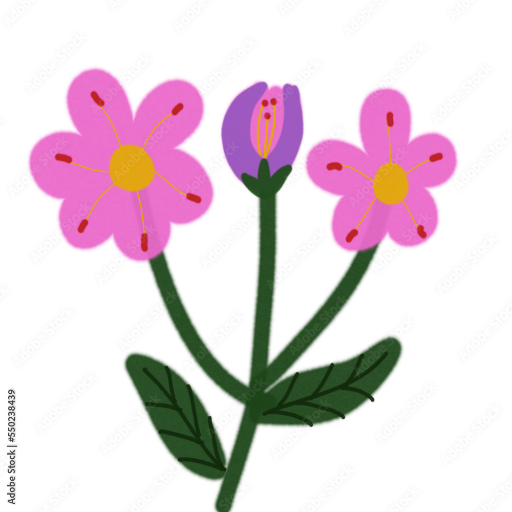 Naklejka premium flower