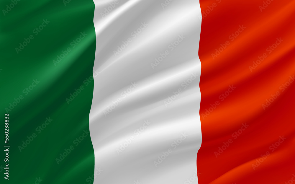 Flag of Saudi Mexico. 3d vector banner 