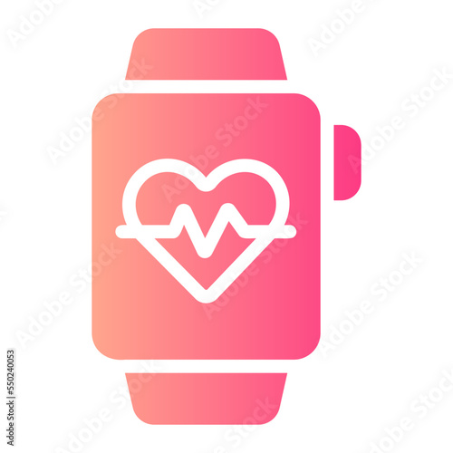 smartwatch gradient icon