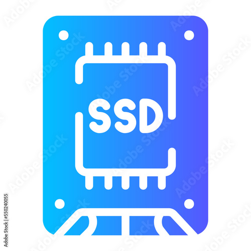 ssd card gradient icon