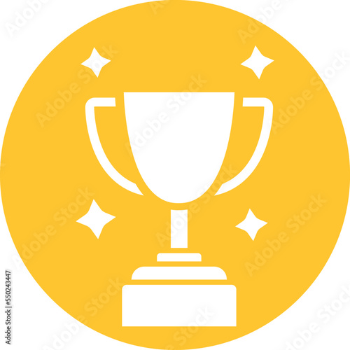 Game winner trophy Vector Icon
