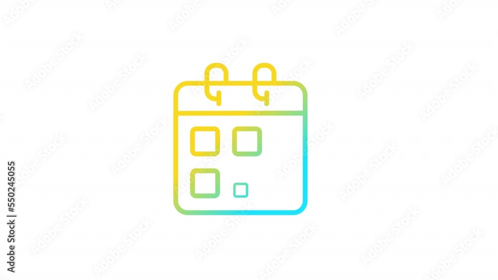 Animated time off gradient ui icon. Rewarding employee. Seamless loop HD video with alpha channel on transparent background. Line color user interface symbol motion graphic animation Animated time off gradient ui icon. Rewarding employee. Seamless loop HD video with alpha channel on transparent background. Line color user interface symbol motion graphic animation