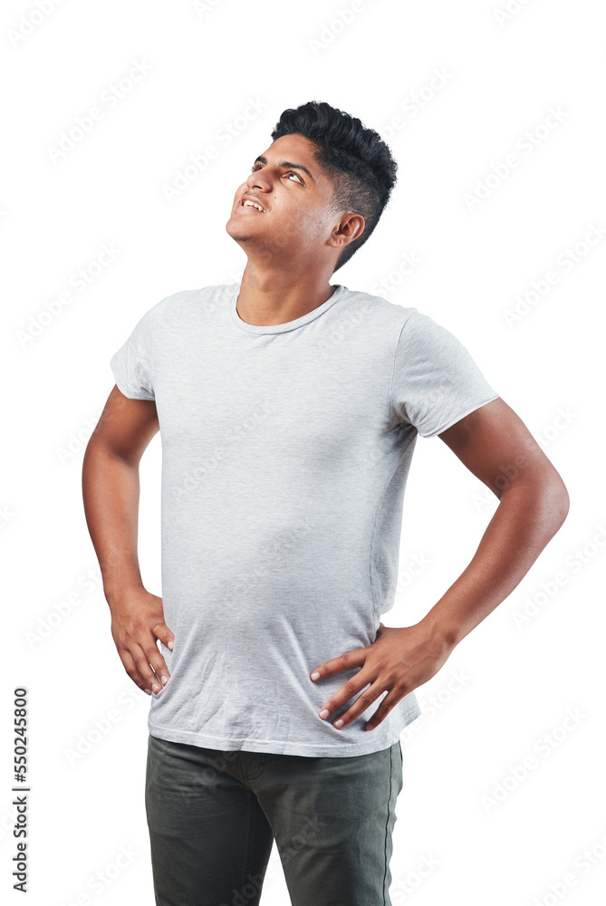 Studio shot of a young man posing against isolated on a transparent png background Studio shot of a young man posing against isolated on a transparent png background