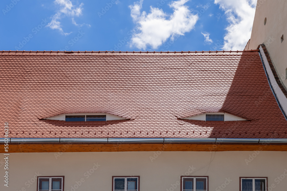 Famous architectural element the Sibiu eyes are watching in Romania very attentively