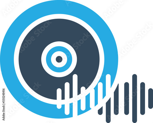 Music player Vector Icon
