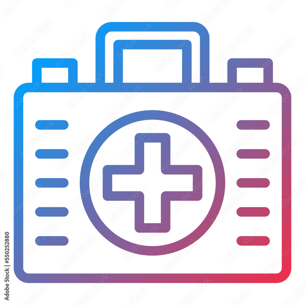 Obraz premium First Aid Kit Icon Style