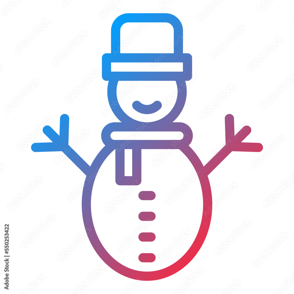 Snowman Icon Style Snowman Icon Style