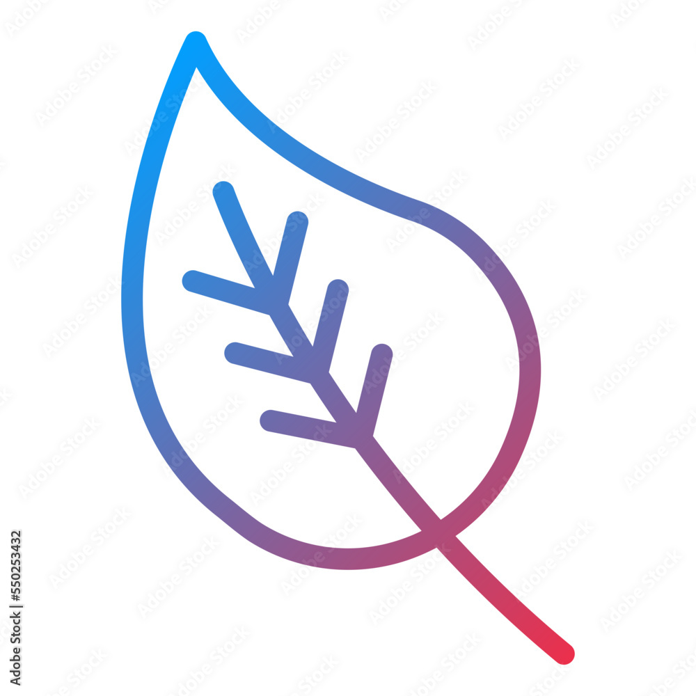 Obraz premium Leaf Icon Style