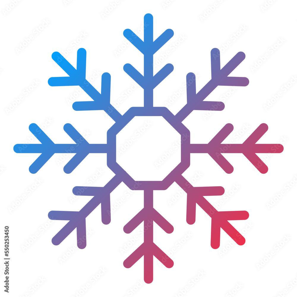 Snowflake Icon Style Snowflake Icon Style