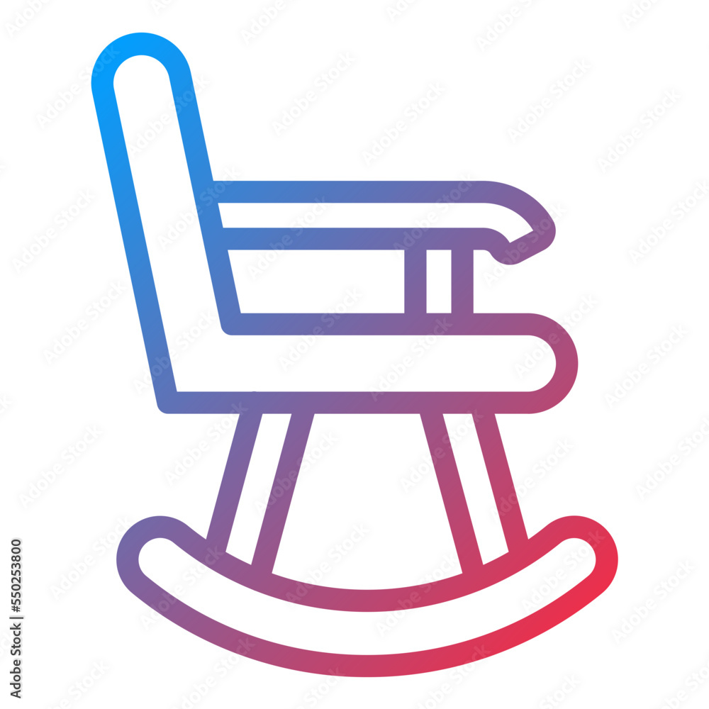 Rocking Chair Icon Style Rocking Chair Icon Style