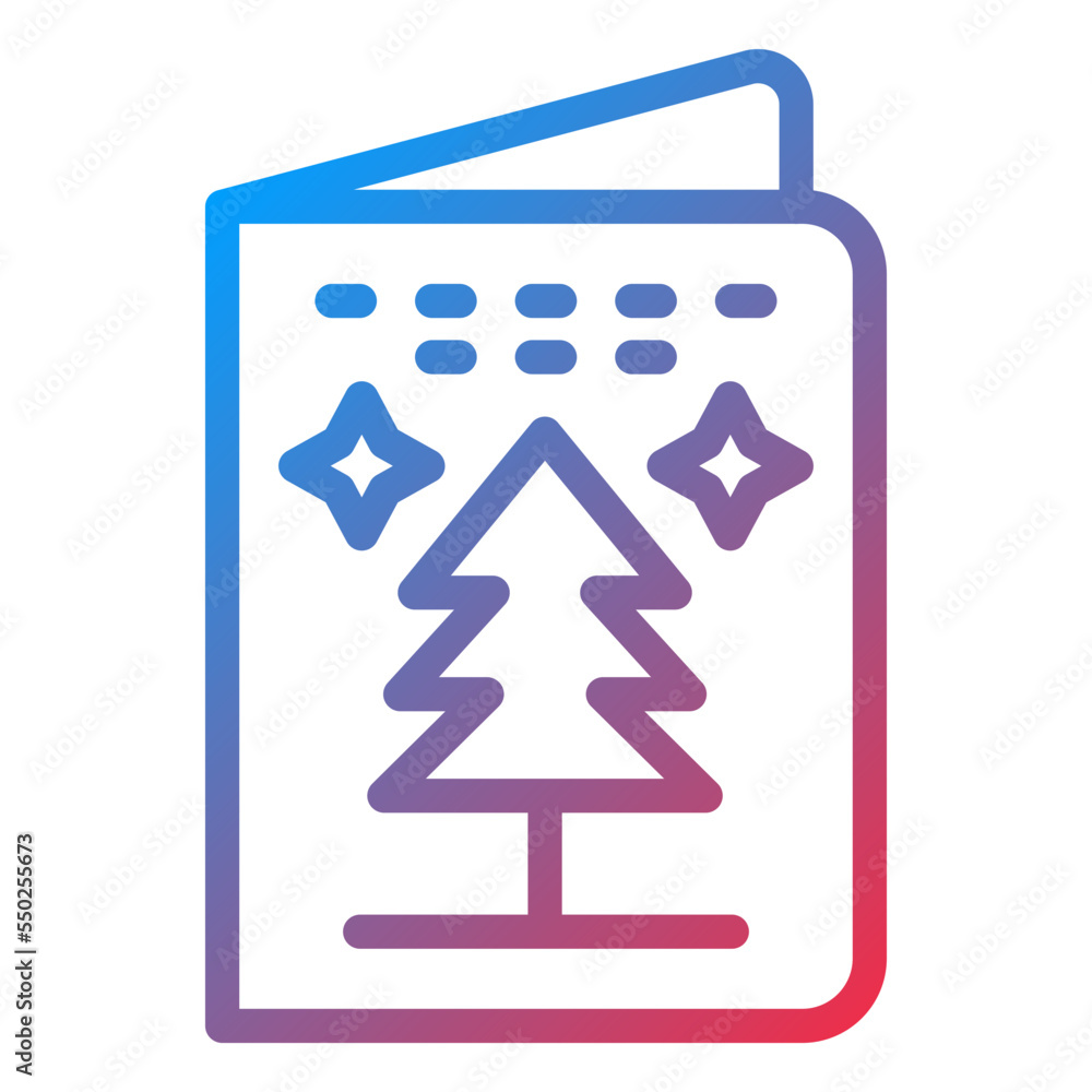 Christmas Card Icon Style Christmas Card Icon Style
