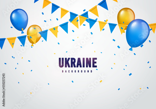 Ukraine Style Party And Festive Background